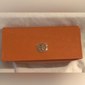 Authentic Tory Burch eyeglass case.
